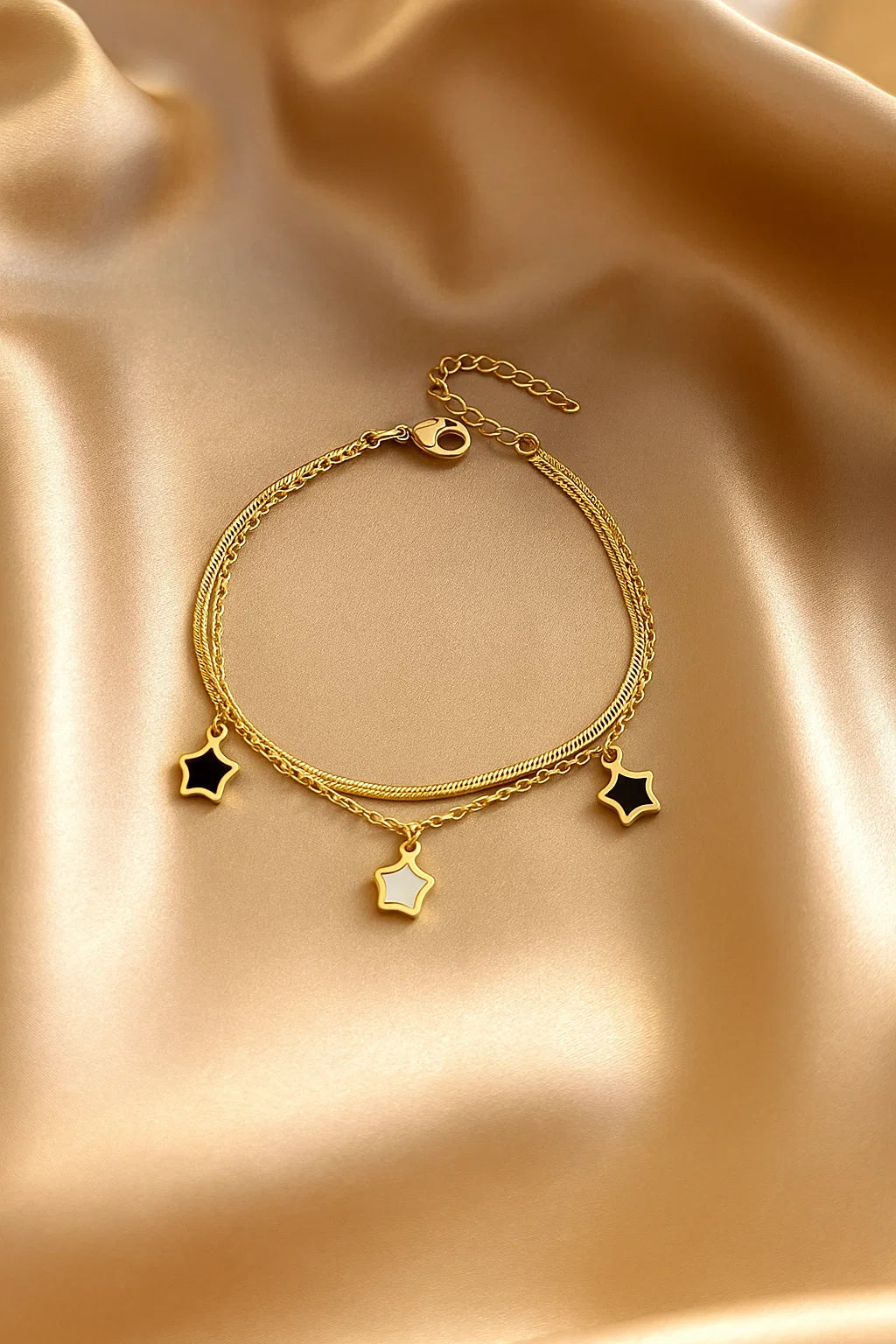 Golden Star Charm Bracelet