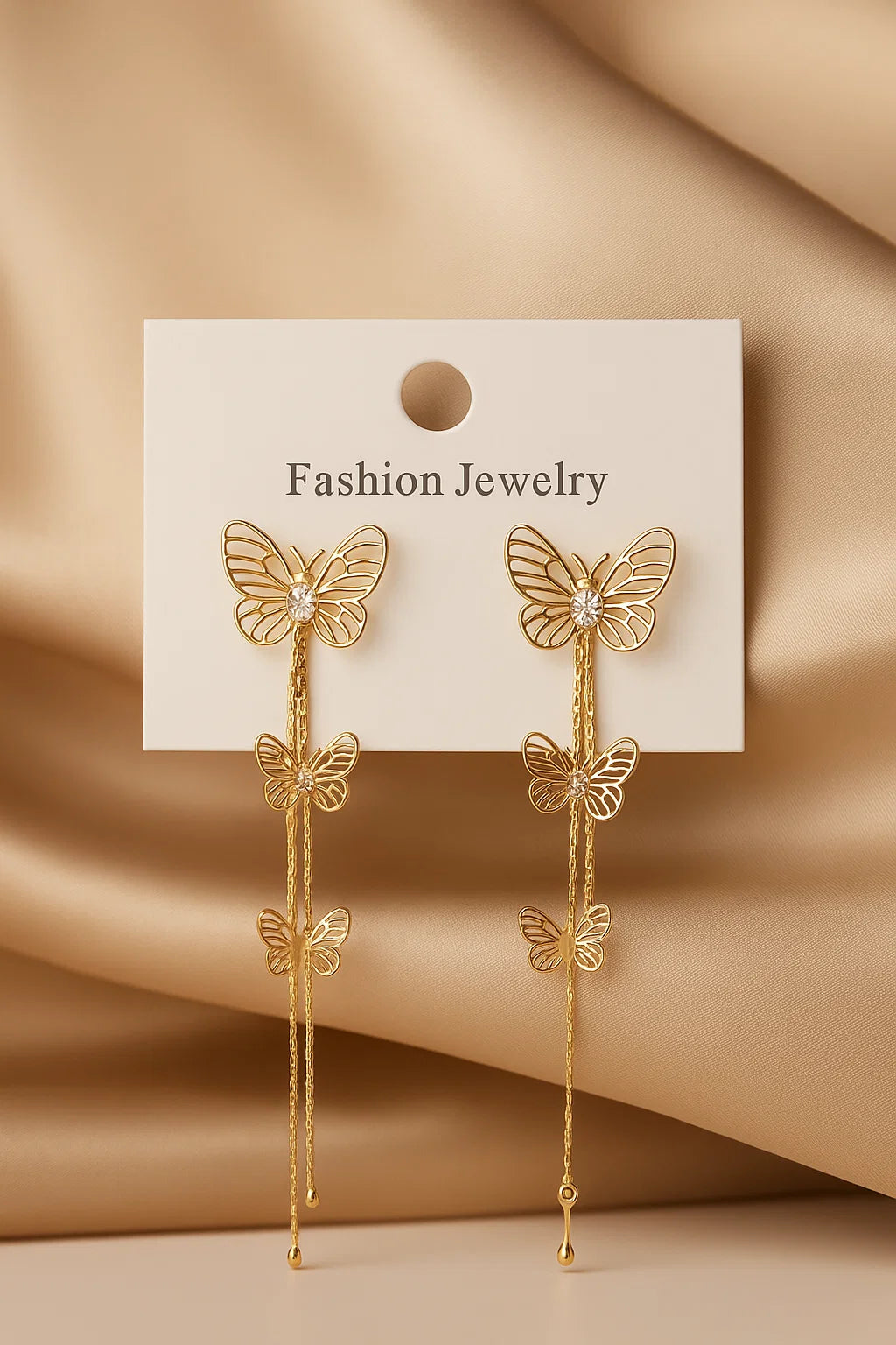Delicate Wings Drop Earrings