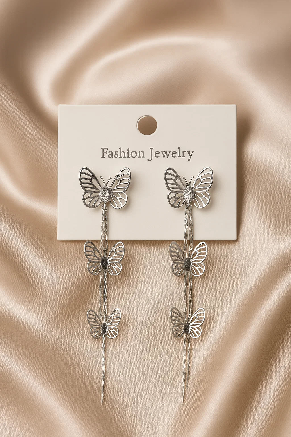 Delicate Wings Drop Earrings